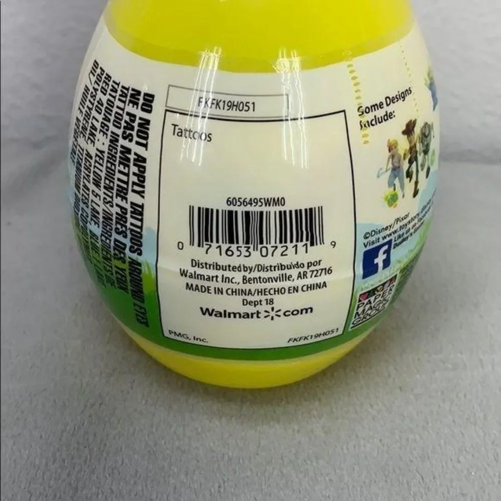 Easter Egg Hiding Disney Star Wars and Toy Story Egg Tattoo‎ Lot